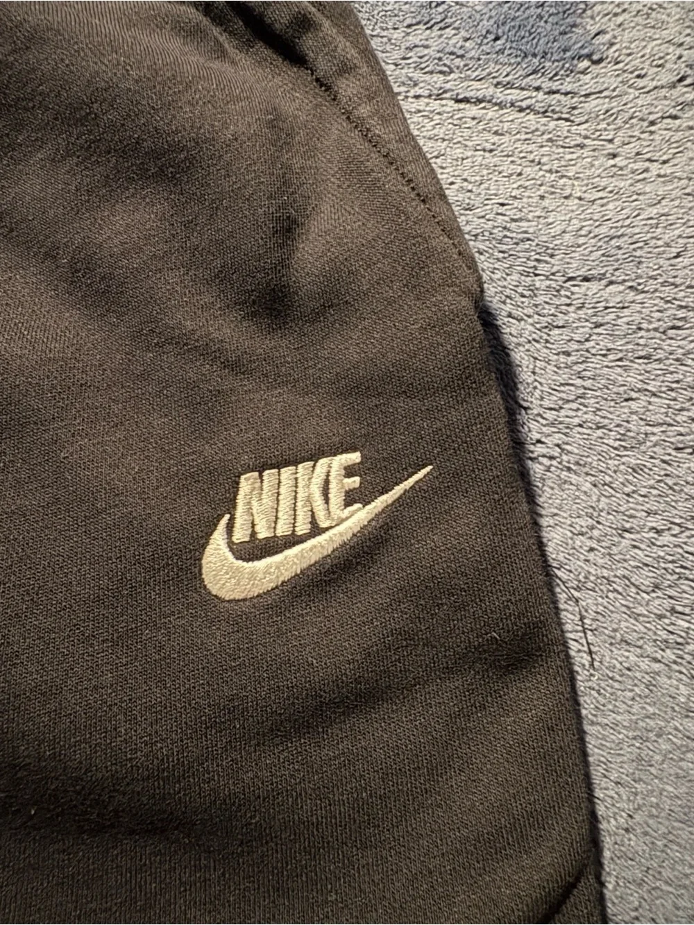 Nike Kids Black Fleece Shorts with Elastic Waist